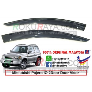 Mitsubishi Pajero IO 2Door 1998-2007 AG Door Visor Air Press Wind Deflector (Big 12cm Width)